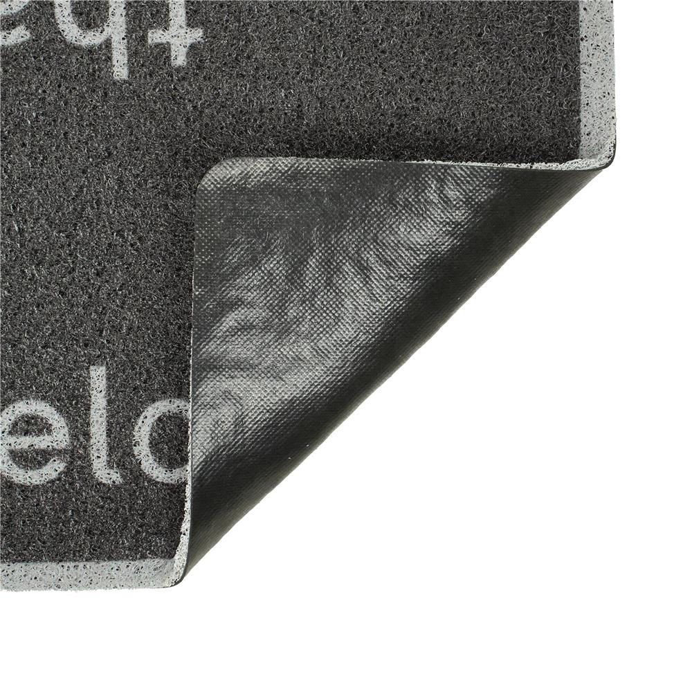 พรมเช็ดเท้าดักฝุ่น SNAZZ WEL-THANK 45x75 ซม. สีดำ