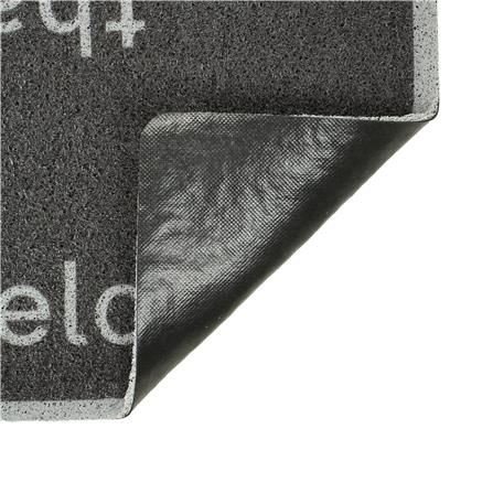 พรมเช็ดเท้าดักฝุ่น SNAZZ WEL-THANK 45x75 ซม. สีดำ_1