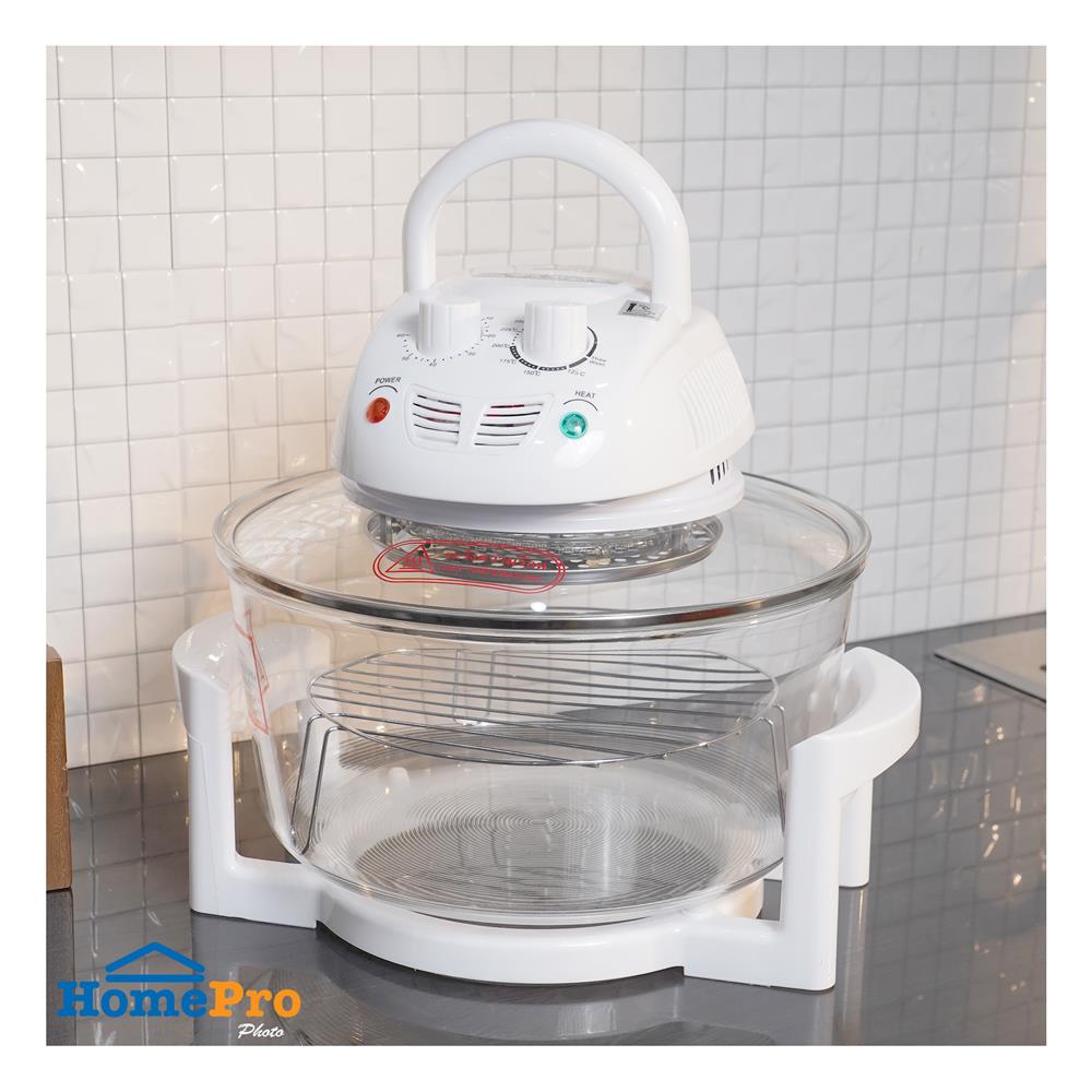 หม้ออบลมร้อน EKONO EKN HB-8015 12 ลิตร สีขาว