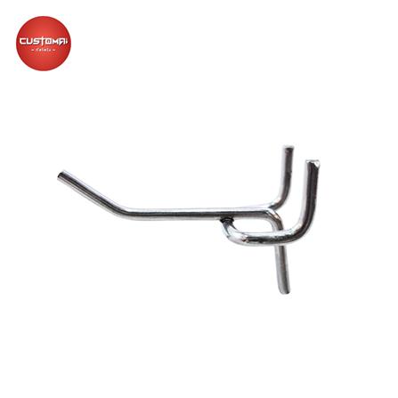 ตะขอแขวนเหล็กแบบบาง CUSTOMAI 5 ซม. สีเงิน