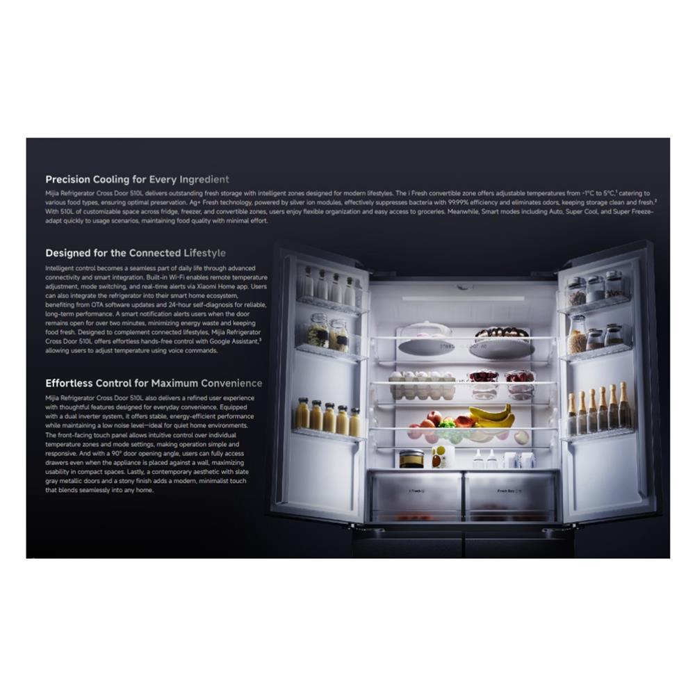 ตู้เย็น MULTI DOOR XIAOMI XMI-LTP4534TH 18 คิว สีดำ