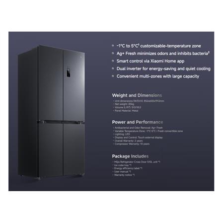 ตู้เย็น MULTI DOOR XIAOMI XMI-LTP4534TH 18 คิว สีดำ_7