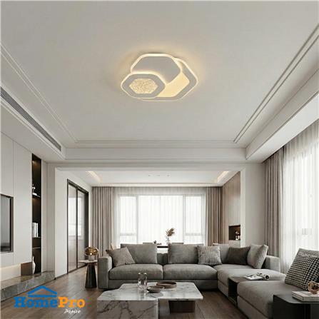 ไฟเพดาน LED CARINI CR111 20 นิ้ว 55 วัตต์ DAYLIGHT/COOL WHITE/WARM WHITE สีขาว_6