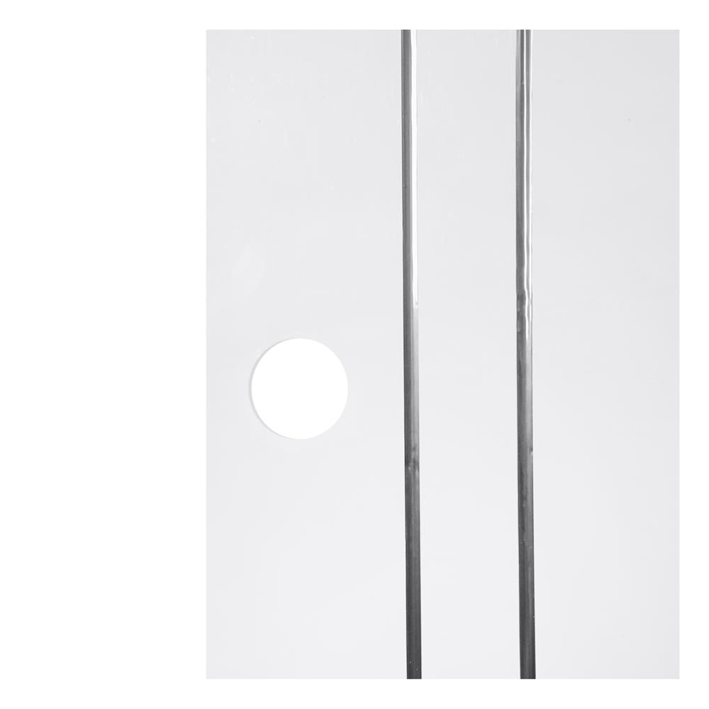 ประตูห้องน้ำ UPVC เจาะลูกบิด AZLE AZ 1-WH 70x200 ซม. สีขาว