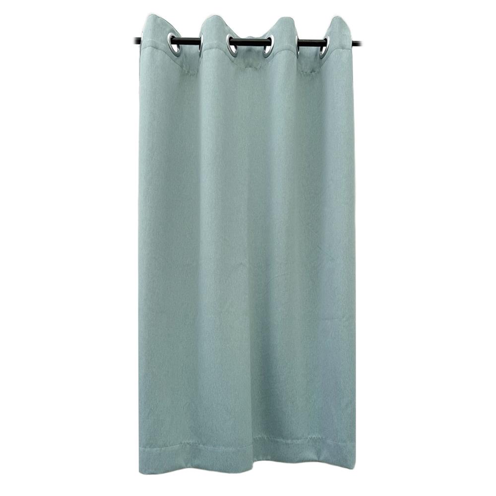 ผ้าม่าน EYELET HOME LIVING STYLE SOLID UV 130X160 ซม. สีฟ้า