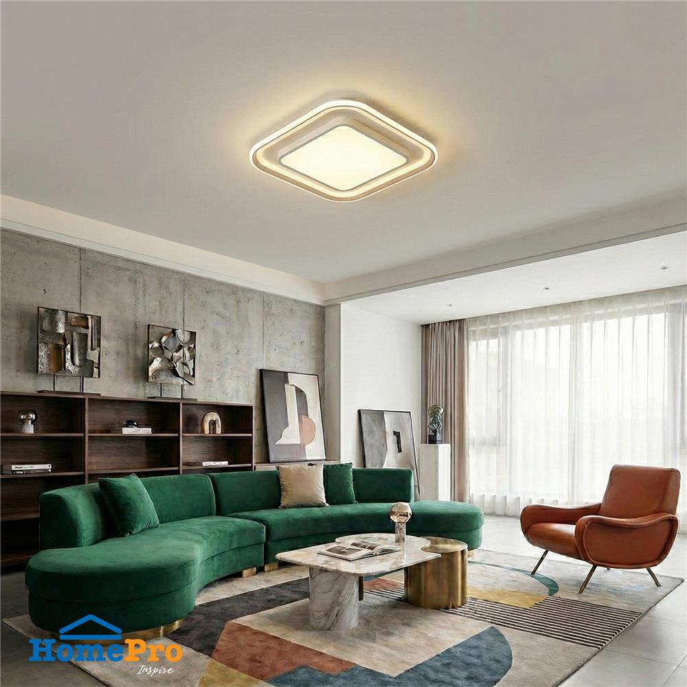 ไฟเพดาน LED CARINI CR121  20 นิ้ว 54 วัตต์ DAYLIGHT/COOL WHITE/WARM WHITE สีขาว