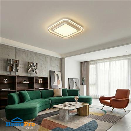 ไฟเพดาน LED CARINI CR121  20 นิ้ว 54 วัตต์ DAYLIGHT/COOL WHITE/WARM WHITE สีขาว_2