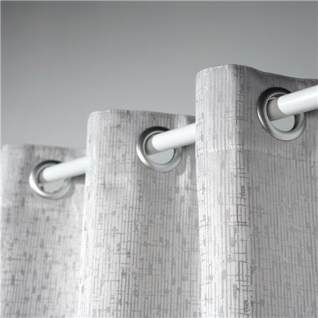 ผ้าม่าน EYELET HOME LIVING STYLE NAVARA UV 140x220 ซม. สีเทา_3