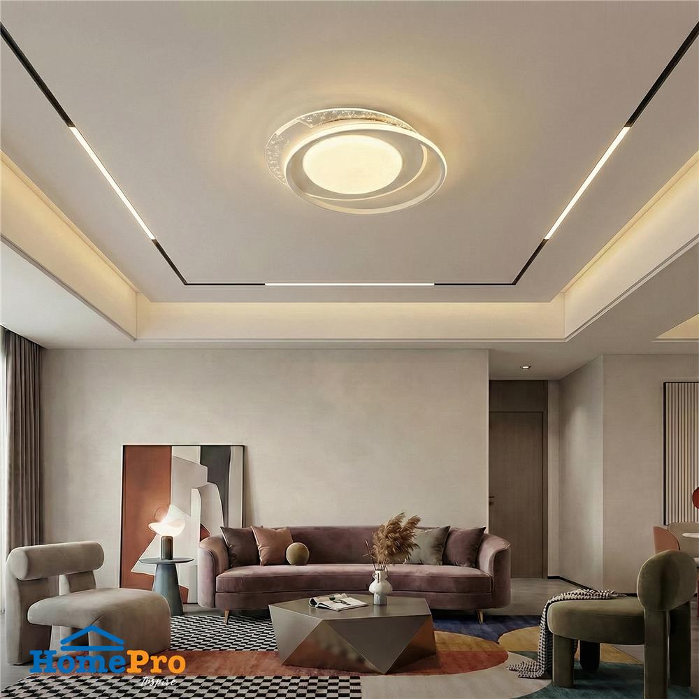 ไฟเพดาน LED CARINI CR122 20 นิ้ว 54 วัตต์ DAYLIGHT/COOL WHITE/WARM WHITE สีขาว