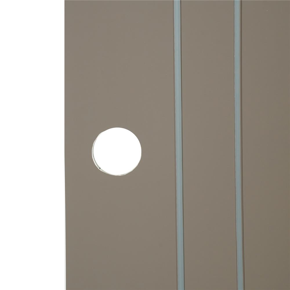 ประตูห้องน้ำ UPVC เจาะลูกบิด AZLE AZ 2-GY 70x200 ซม. สีเทา