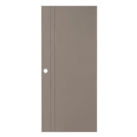 ประตูห้องน้ำ UPVC เจาะลูกบิด AZLE AZ 2-GY 70x200 ซม. สีเทา_0