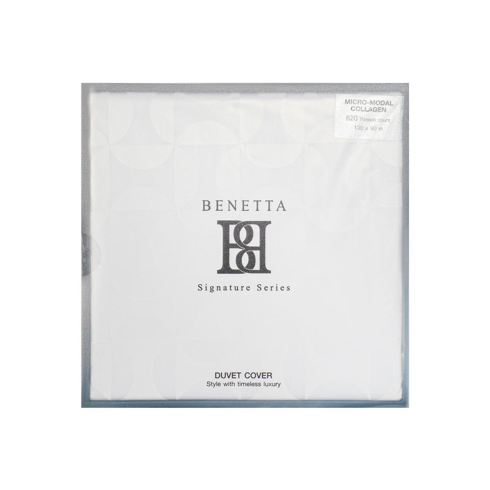 ปลอกผ้านวม BENETTA LUMINOUS 100x90 นิ้ว สี SILVER