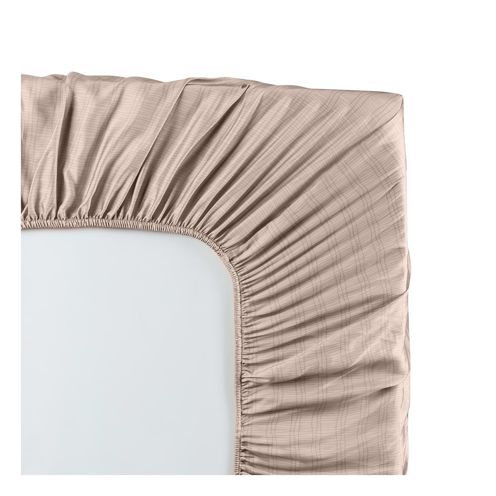 ชุดผ้าปูที่นอน 5 ฟุต (ชุด 3 ชิ้น) BENETTA VELA สี BROWN