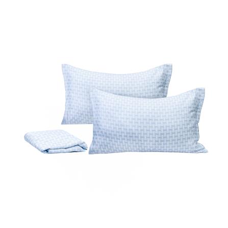 ชุดผ้าปูที่นอน 5 ฟุต (ชุด 3 ชิ้น) BENETTA LUMEA สี BLUE_1