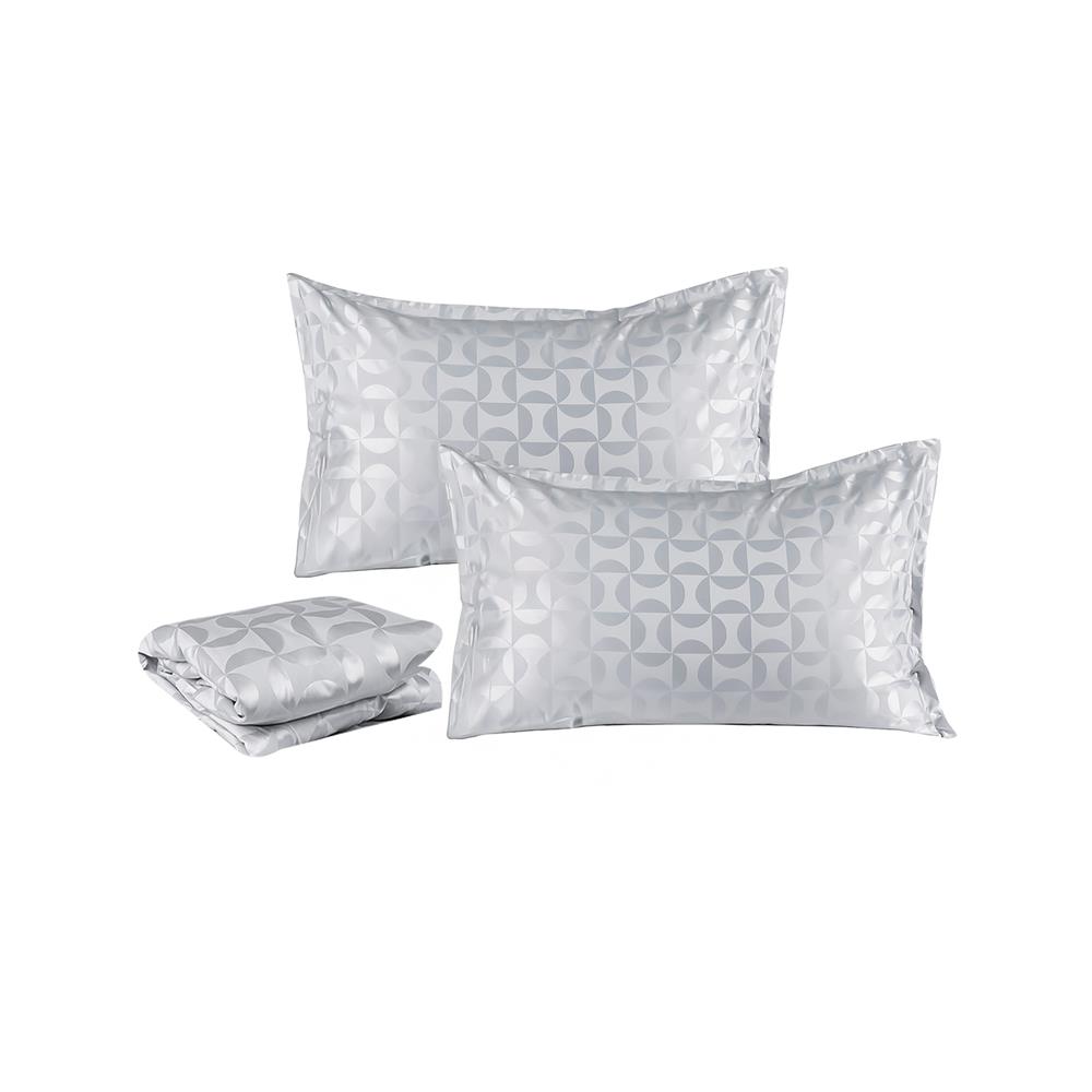 ชุดผ้าปูที่นอน 6 ฟุต (ชุด 3 ชิ้น) BENETTA LUMINOUS สี SILVER