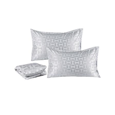 ชุดผ้าปูที่นอน 5 ฟุต (ชุด 3 ชิ้น) BENETTA LUMINOUS สี SILVER_2