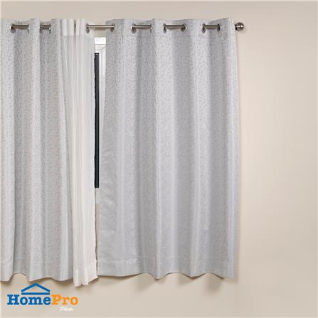 ผ้าม่าน EYELET HOME LIVING STYLE NAVARA UV 140x160 ซม. สีเทา_3