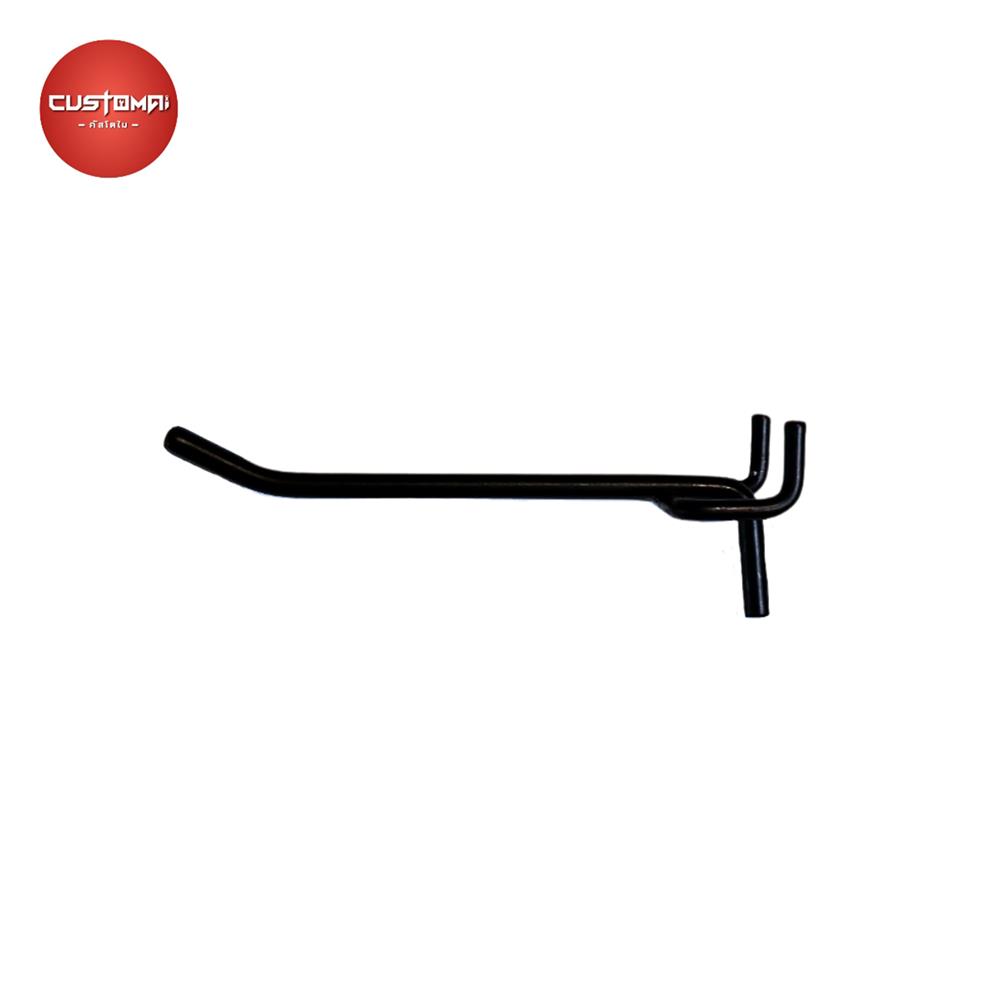 ตะขอแขวนเหล็กแบบบาง CUSTOMAI 10 ซม. สีดำ