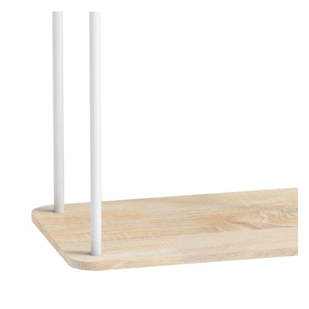 ราวแขวนผ้า 2 ราวแขวน PLIM ARRIS 80 ซม. สีขาว