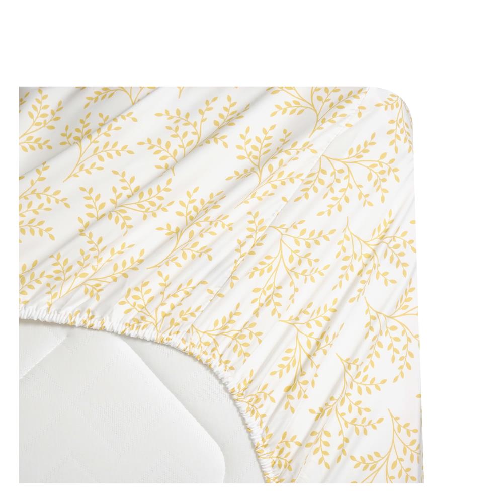 ชุดผ้าปูที่นอน 6 ฟุต (ชุด 3 ชิ้น) HOME LIVING STYLE DUO GARDEN สี YELLOW (แพ็กคู่)