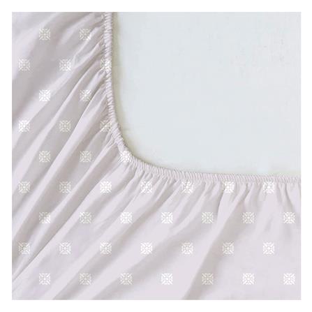 ชุดผ้าปูที่นอน 6 ฟุต (ชุด 3 ชิ้น) HOME LIVING STYLE DUO FLORA สี GREY (แพ็กคู่)_1