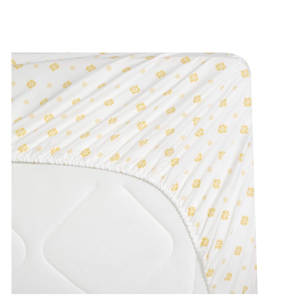 ชุดผ้าปูที่นอน 5 ฟุต (ชุด 3 ชิ้น) HOME LIVING STYLE DUO GARDEN สี YELLOW (แพ็กคู่)