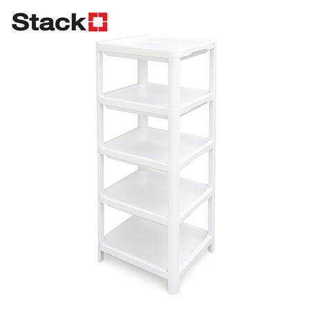 ชั้นวางของ 5 ชั้น STACKO FLEXI 32x42.5x104 ซม. สีขาว_0