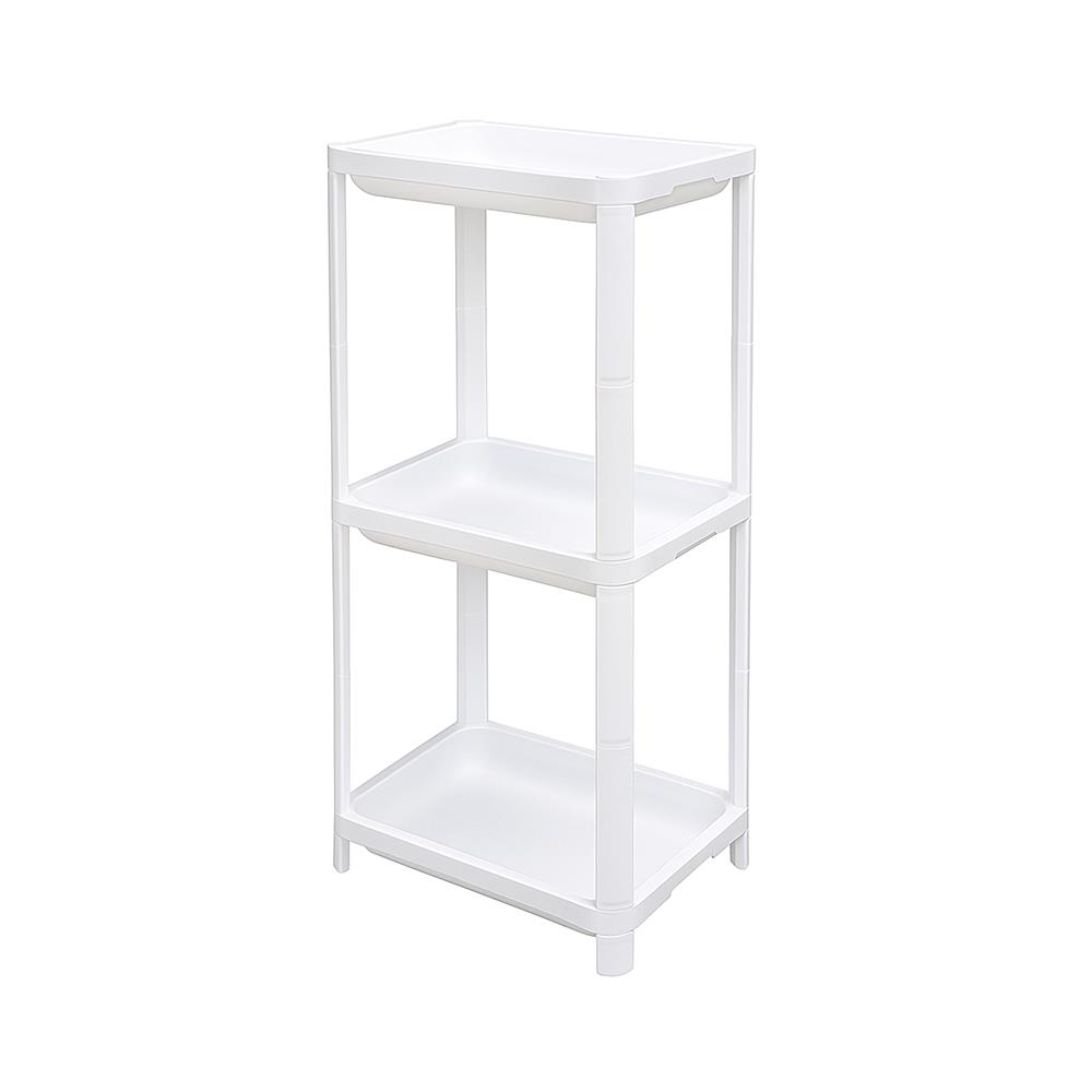 ชั้นวางของ 3 ชั้น STACKO FLEXI 32x42.5x99 ซม. สีขาว