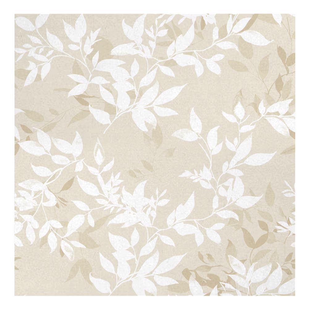 ชุดผ้าปูที่นอน 5 ฟุต (ชุด 3 ชิ้น) HOME LIVING STYLE DUO LEAFY สี BEIGE (แพ็กคู่)