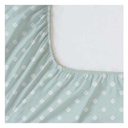 ชุดผ้าปูที่นอน 5 ฟุต (ชุด 3 ชิ้น) HOME LIVING STYLE DUO BLOOM สี GREEN (แพ็กคู่)_2