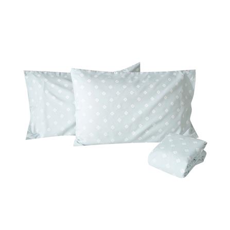 ชุดผ้าปูที่นอน 5 ฟุต (ชุด 3 ชิ้น) HOME LIVING STYLE DUO BLOOM สี GREEN (แพ็กคู่)_3