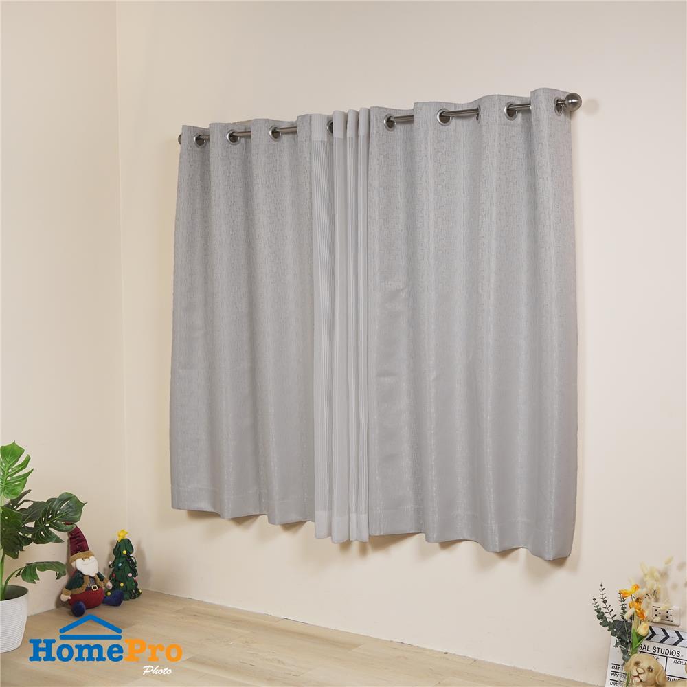 ผ้าม่าน EYELET HOME LIVING STYLE NAVARA UV 140x160 ซม. สีครีม
