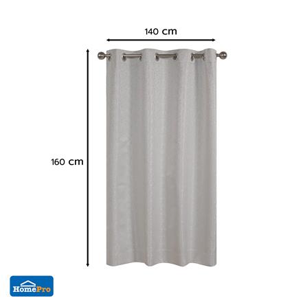 ผ้าม่าน EYELET HOME LIVING STYLE NAVARA UV 140x160 ซม. สีครีม_5