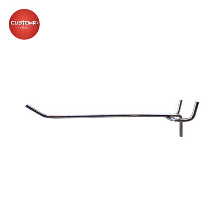 ตะขอแขวนเหล็กแบบบาง CUSTOMAI 15 ซม. สีเงิน
