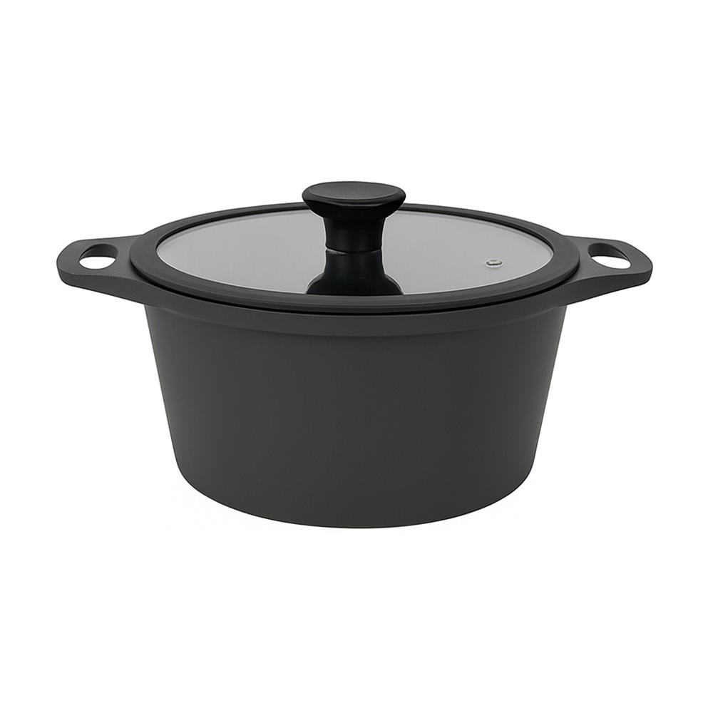 หม้อ 2 หู พร้อมฝาแก้ว 20 ซม. PINTINOX EVO