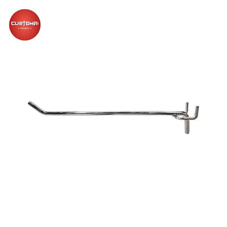 ตะขอแขวนเหล็กแบบหนา CUSTOMAI 20 ซม. สีเงิน