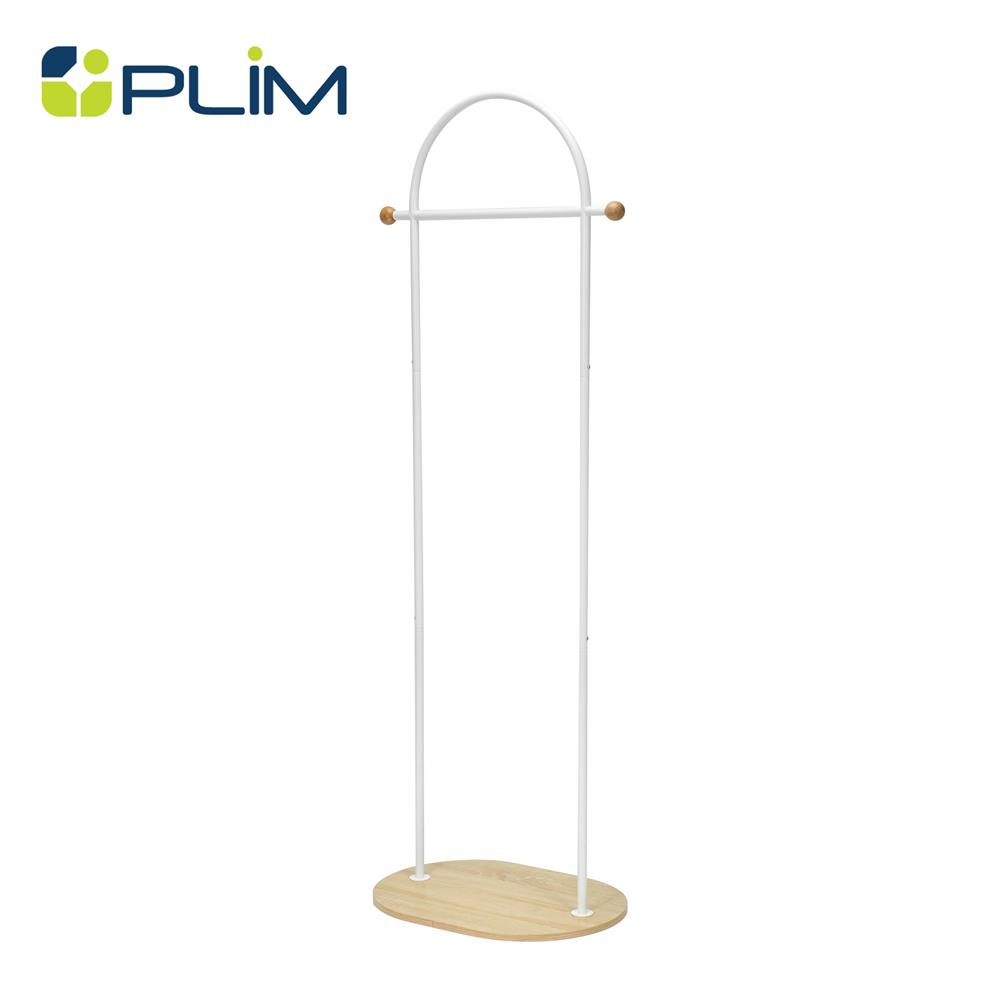 ราวแขวนผ้าพร้อมขอแขวน PLIM ARRIS 56 ซม. สีขาว