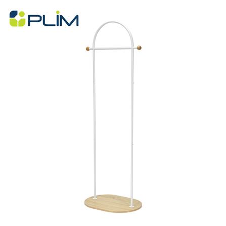 ราวแขวนผ้าพร้อมขอแขวน PLIM ARRIS 56 ซม. สีขาว_0