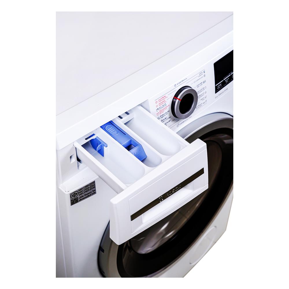 เครื่องซักอบผ้าฝาหน้า BOSCH WDS28461TH 8/5 กก. 1400 RPM อินเวอร์เตอร์ สีขาว