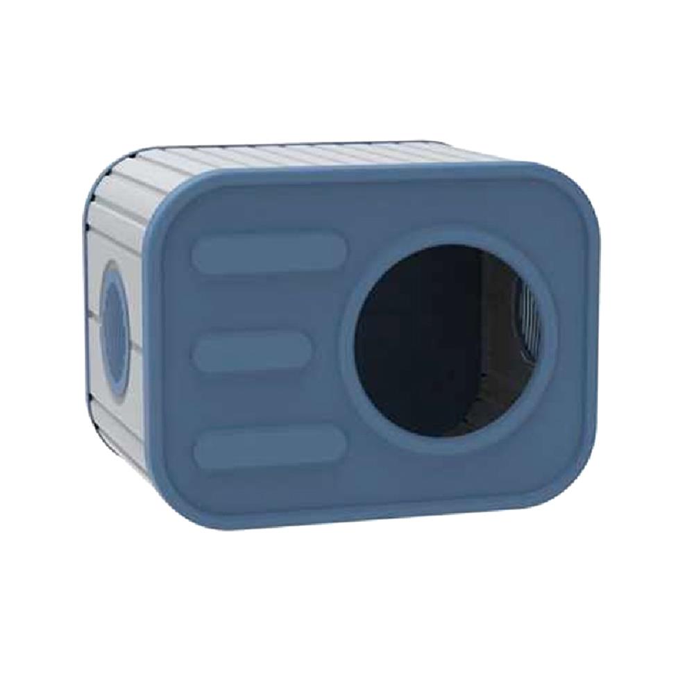 บ้านสัตว์เลี้ยง DPETT CAT HAVEN สีเทา-ฟ้า