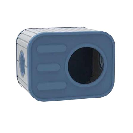 บ้านสัตว์เลี้ยง DPETT CAT HAVEN สีเทา-ฟ้า_2