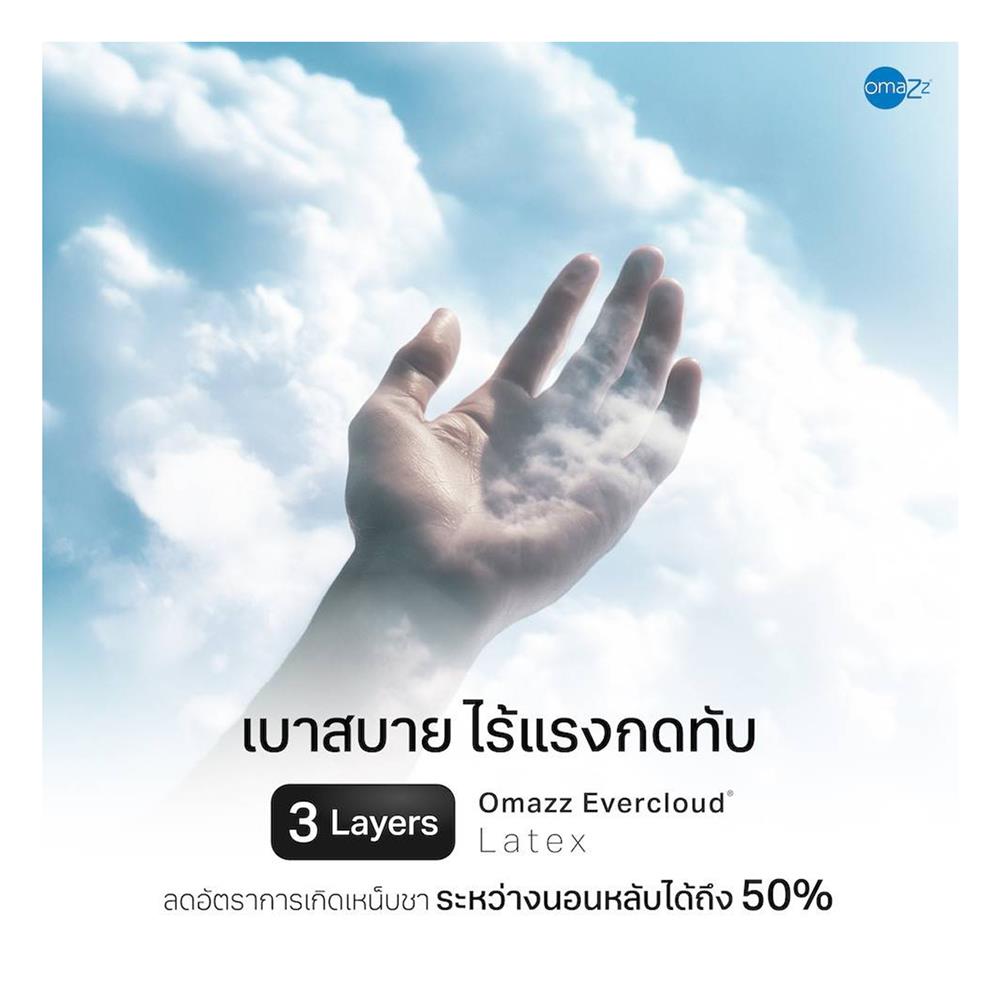 ที่นอน 6 ฟุต OMAZZ FENTOUS (พร้อมชุดเครื่องนอน 8 ชิ้น)