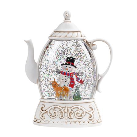 ของตกแต่ง SNAZZ SNOW LAMP 10x13.5 ซม. สีขาว