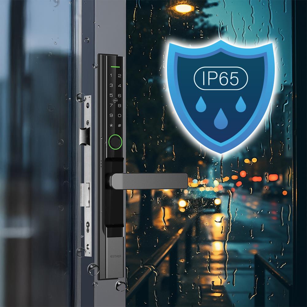 กลอนดิจิตอล ESTHER EAE-08-432-5 สีดำ