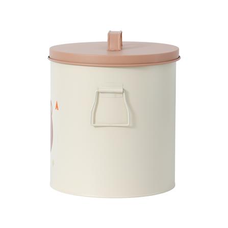 กล่องเหล็กเก็บของ STACKO LITTLE-B 22.8x22.8x26.5ซม. สีขาว/น้ำตาล_2