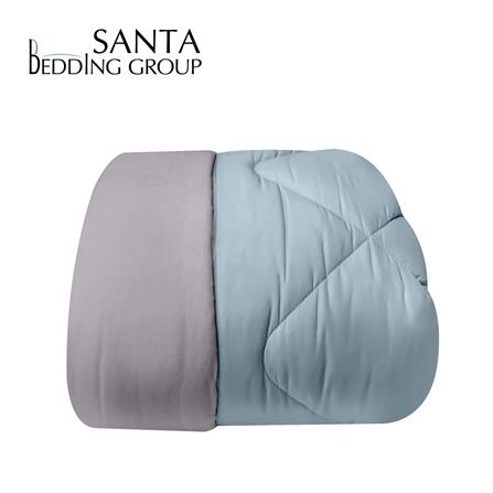 ผ้านวม SANTA BEDDING 100x90 นิ้ว สี GREY/GREEN_0