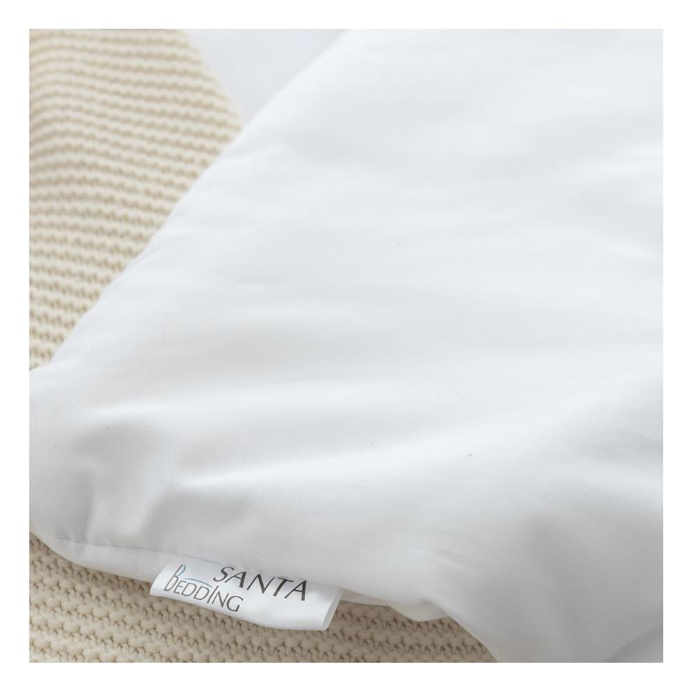 ผ้านวม SANTA BEDDING 100x90 นิ้ว สี WHITE