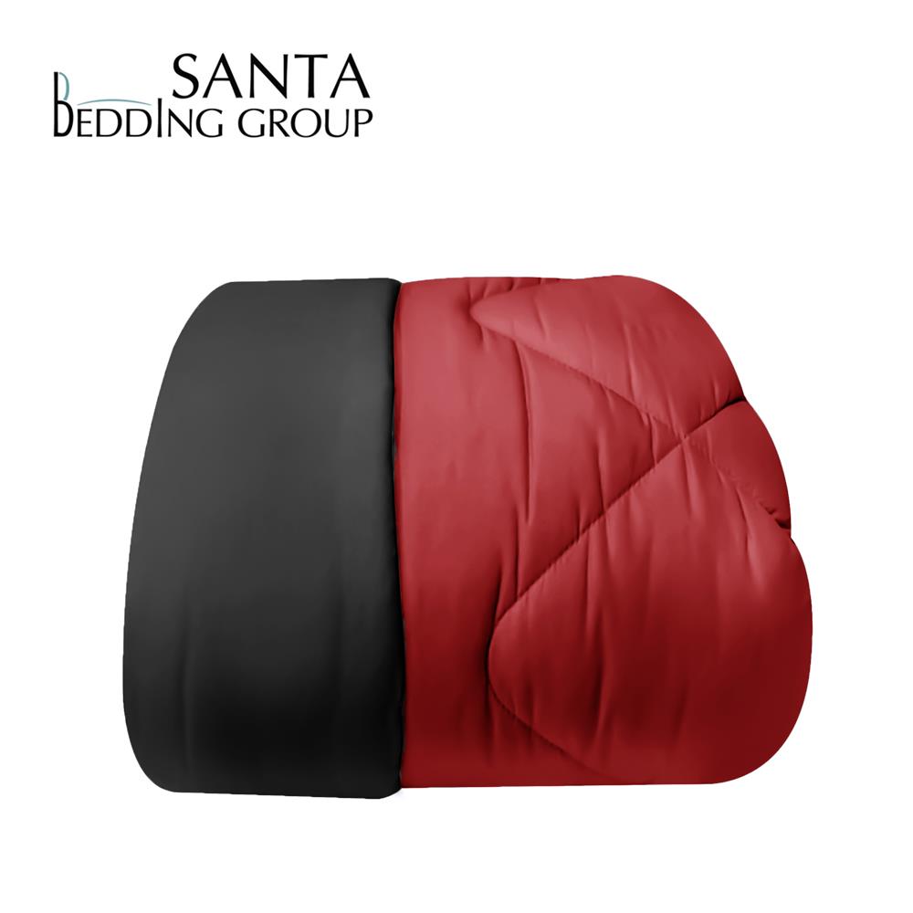 ผ้านวม SANTA BEDDING 100x90 นิ้ว สี BLACK/RED