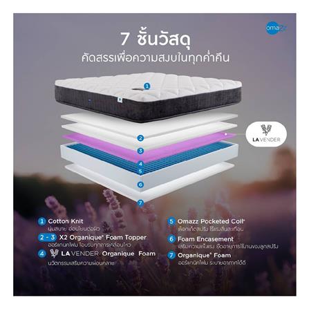 ที่นอน 5 ฟุต OMAZZ FINCHLEY (พร้อมชุดเครื่องนอน 8 ชิ้น)_3