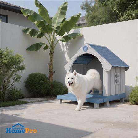 บ้านสัตว์เลี้ยง DPETT HONEY COMB HOUSE สีเทา-ฟ้า_1